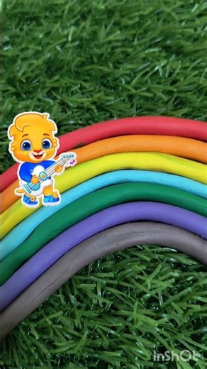 Easy rainbow craft 🌈 #rainbow #kidssongs #learning colours #English #rhymes