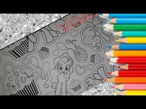 My little pony pinkie coloring book MLP coloring pages for kids