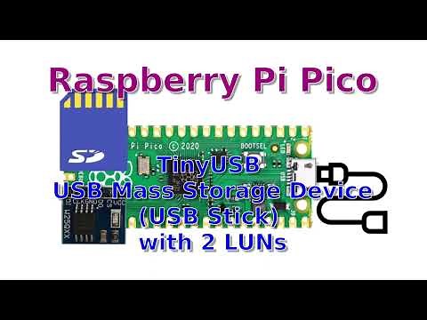 [Raspberry Pi Pico (c-sdk)] Storage: Ep 5. TinyUSB USB Mass Storage Device(USB Stick) || RP2040
