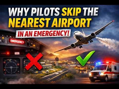 Why Pilots Skip the Nearest Airport in an Emergency (Diversion Logic)