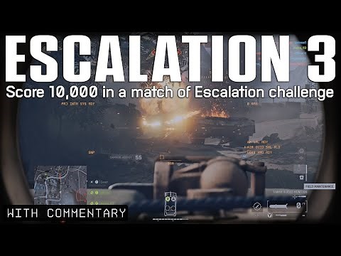 Escalation 3: Score 10,000 in a match of Escalation (with commentary) | Battlefield 6 PC 4K60fps