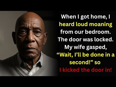 I returned home to unexpected noises behind our bedroom door — so I slowly tried to open it…