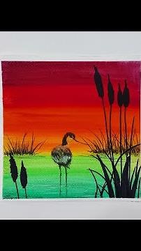 Draw this landscape with watercolor pencils. Learn how to use them 🎨