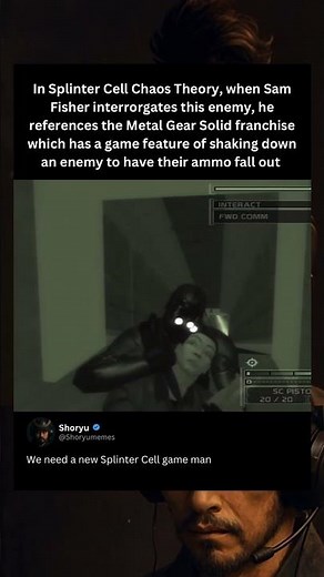Splinter Cell’s Hidden Metal Gear Reference