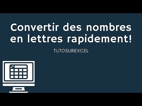 Convertir les nombres en lettres
