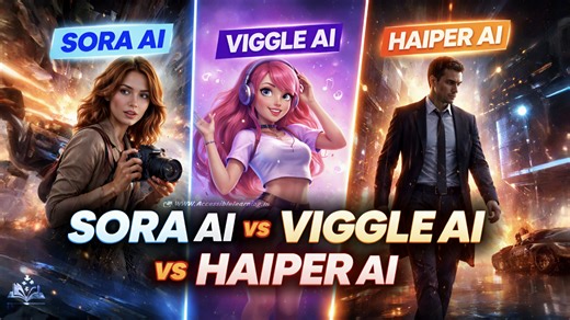 Sora AI vs Viggle AI vs Haiper AI: Full Comparison Guide (2026) | Accessible Learning Hub