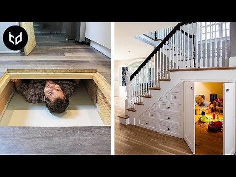 INCREDIBLY INGENIOUS Hidden Rooms and Secret Furniture Best Of All TIME part 2
