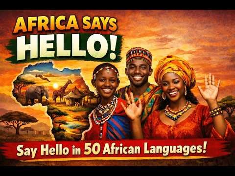 Africa Says Hello! 🌍 | Say Hello in 50 African Languages | Learn with Diversio