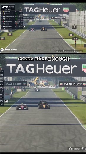 Clean Overtake for P1 Under TAG Heuer Bridge! #shorts