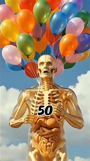 Can 50 balloons lift a human 🥵 #factmind