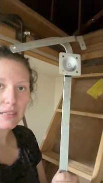 Stair Attic access repair of support arm #diy #repiring #stairs #honeydolist