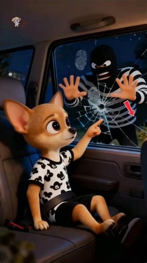 Puppies chased by criminals #short #animation #dog #doglove #cartoon #funny