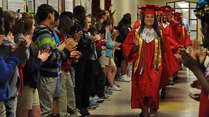 Pre-grad march inspires elementary students