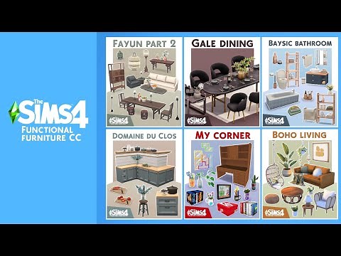 😍 OBJETOS GRATIS PARA TODA LA CASA 😍 SIMS 4 CC FURNITURE