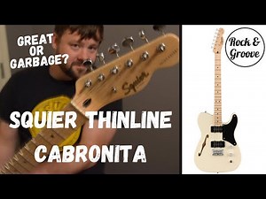 2020 SQUIER THINLINE CABRONITA | PARANORMAL SERIES | REVIEW AND DEMO | ROCK AND GROOVE