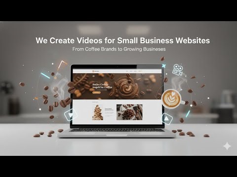 Coffee Brand Promotional Video + Website Showcase | Grow Your Café Online