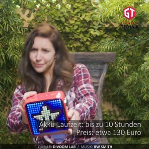 Kunterbunt: Dieser Lautsprecher kann mehr als nur Musik abspielen Divoom | Die Tester