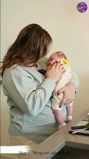 How to Swaddle a Baby in 30 Seconds | Easy Newborn Swaddling Tutorial #shorts