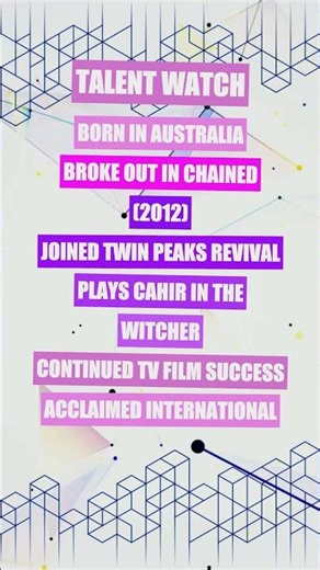 Eamon Farren Cahir From The Witcher | Actor Profile