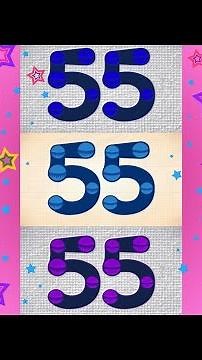 Endless Numbers Count 55, Inversion Effect, G-major Effect, Bevel Effect, Rgb Color Effect.