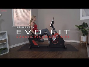 Evo-Fit Cardio Recumbent Bike SF-RB4954 | Sunny Health & Fitness
