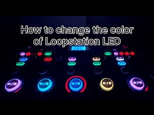 How to change the color of Loopstation LED