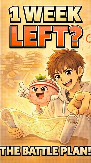 Exam in 1 Week? Follow This Plan! - Don't Panic 📚⏰