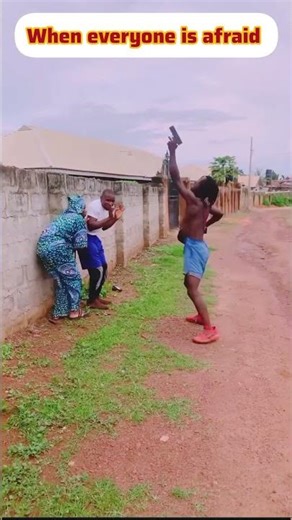 When everyone is afraid / Fictional Comedy Skit, no weapon or harmed anyone #funny