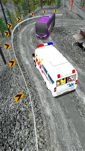 ambulance fast driving emergency patient in forest driving simulator games #ambulance #shorts #video