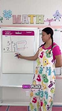 Addition with Regrouping #mathlessons #maths
