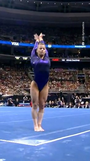 Compositional Requirement #3: Double Salto ✅ #floor #gymnastics | Sporteverywhere