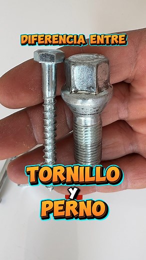 Diferencia real entre tornillo y perno: ¿cuál usar y cuándo? #education #ReelsFacebook #Precisión #Herramientas #TallerMecánico | Global Riktez