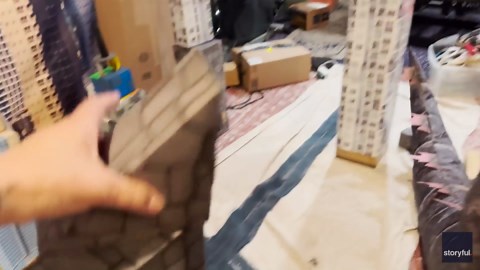 Godzilla superfan celebrates birthday by destroying cardboard city in costume