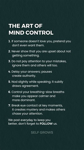 The Art of Mind Control