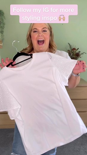 Who doesn’t love a good white tee for summer! I’m styling my fave from @kmart australia 3 way! Follow my IG @melissajadestyle #kmart #kmartfinds #kmartaustralia #kmartaus #kmartsecrets #kmartstyle #fashion #plussize #plussizeedition #plussizequeen #curvy #curvytiktok #curvyfashion