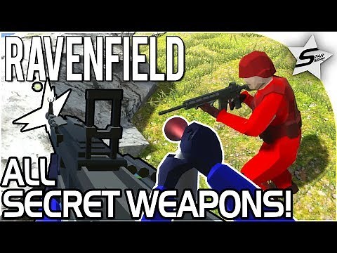 RAVENFIELD HOW TO GET ALL SECRET WEAPONS! - Secret HMG, PATRIOT, HYDRA, AIR HORN - Ravenfield Beta 6