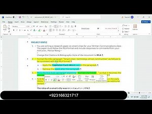Word 365/2021 | Module 2: SAM Project 1a | Smart Cities | Full Course Deal Contact Us | Full Course