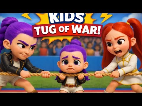 Kids Tug of War Story | A Beautiful Lesson of Teamwork
