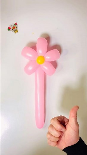 【20】The easiest flower stick to make in the world!? 🌍 世界で一番簡単に作れるフラワースティック🌸⁉︎ 【バルーンアーティストかねさん】