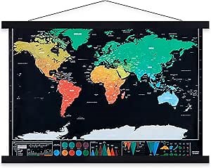 16x20 Poster Frame, 16x24 Magnetic Poster Hanger Wood Frame Frames for Photo Picture Canvas Artwork Wall Hanging (16", Black)