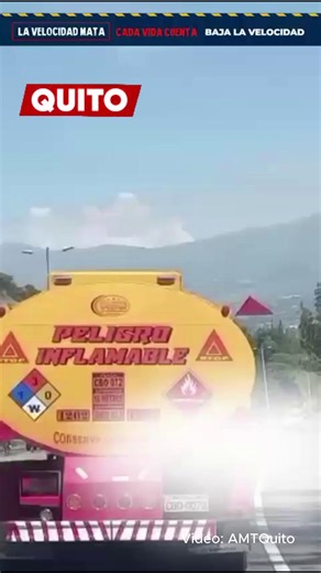 Teleamazonas on Instagram: "#QUITO | Un tanquero de combustible fue captado circulando en zigzag. Conductor ebrio detenido en la Ruta Viva"