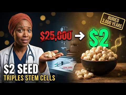 $2 Ancient Seed STARVES Cancer & TRIPLES Stem Cells — BURIED 3,000 Years"
