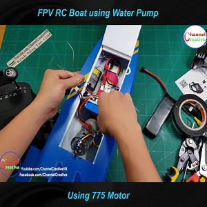 26K views · 216 reactions | How Many Ways Can We DIY an RC Boat? Now, Let's Try a Water Pump & 775 Motor | Creative Channel | Facebook
