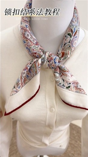 How to Tie a Silk Scarf Like a Pro | Easy Scarf Knot Tutorial
