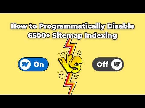 How to Disable Webflow CMS Items Sitemap Indexing in Bulk (বাংলা)