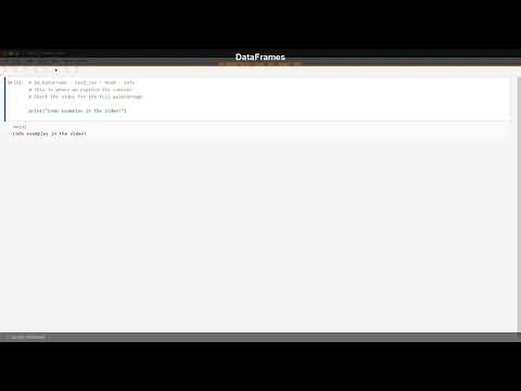 Pandas | 30 Days Of Python — Day 25