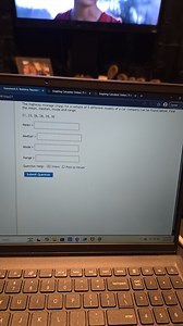 The highway mileage (mpg) for a sample of 6 different models of... | Filo