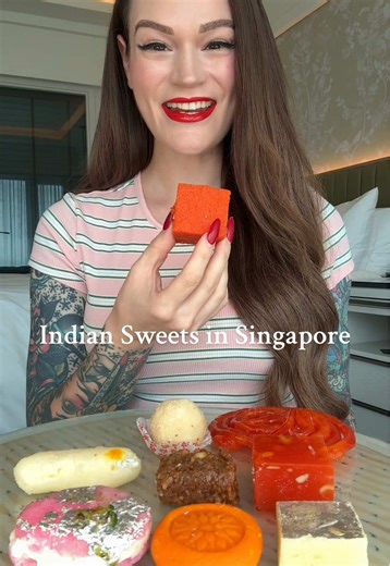 Exploring Indian Sweets at Moghul Sweet Shop in Singapore