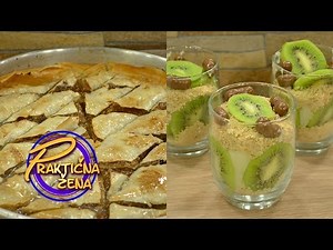 Praktična žena - Turski kolači - magnolija i baklava sa suvim smokvama i orasima