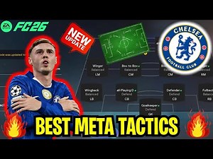 Update! BEST Chelsea Formation, Tactics and Instructions FC26